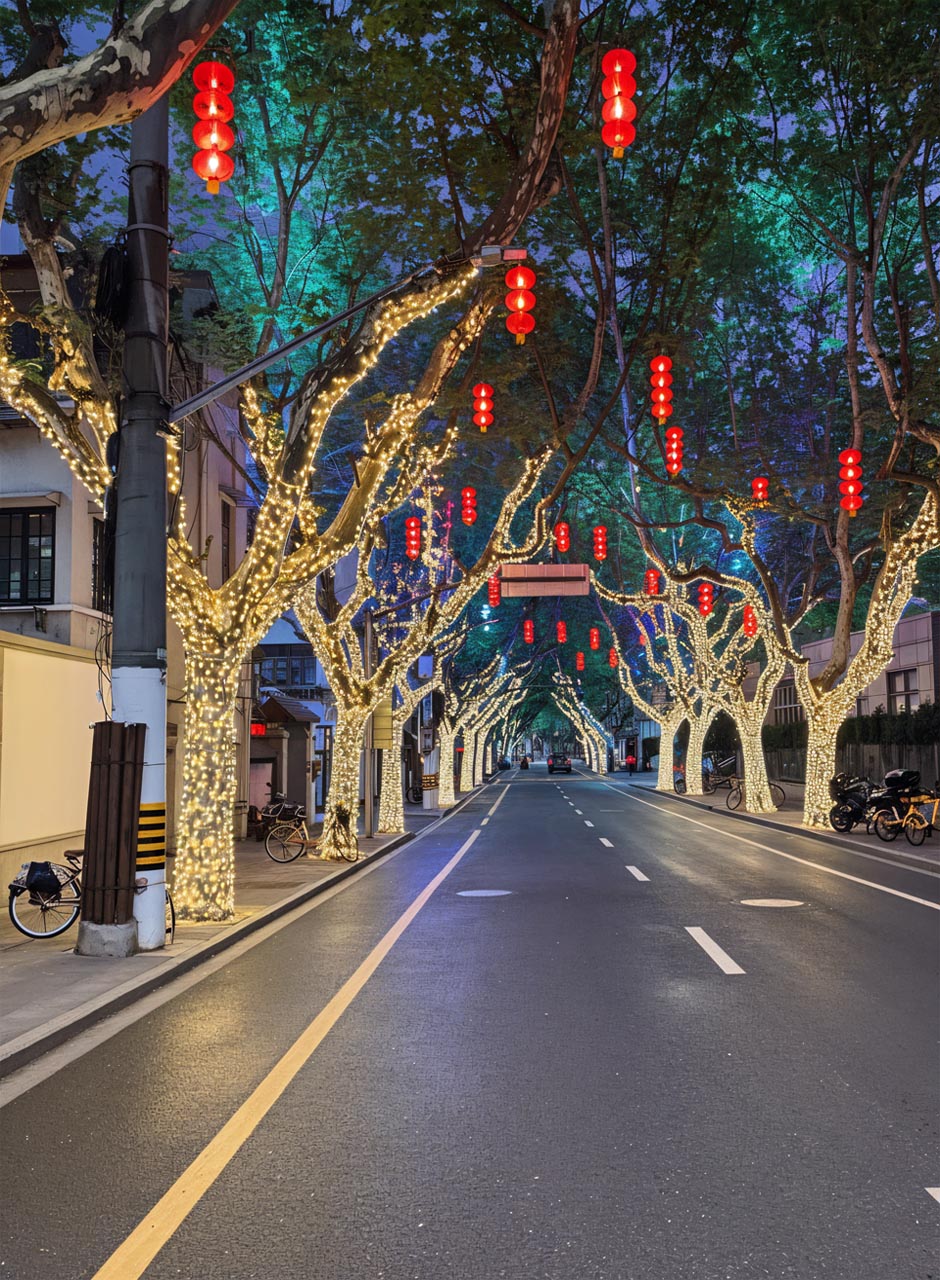 灵感广场|AI生成夜景灯光效果图案例与提示词模板 | AnyLight